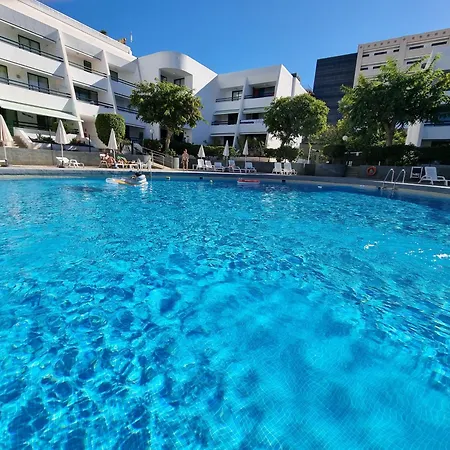 Apartmán Casa Palmera 2 Only 150 Meters To The Beach, Heated Pool, Wifi, Sat-tv, Terrace, Location, Washing Machine Playa de las Americas (Tenerife)